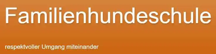 Familienhundeschule - familienhundeschule header