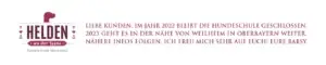 Logo Helden an der Leine – Hundezentrum Oberbayern
