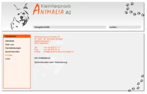 Logo Dr. med. vet. Kleintierpraxis Animalia AG Monique