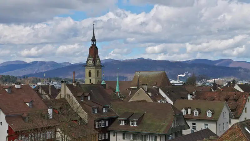 Zofingen - Altstadt Zofingen vom Pulverturm