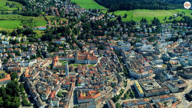 Sankt Gallen aus der Vogelperspektive