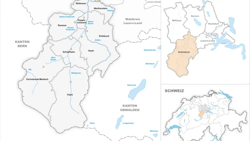 Wahlkreis Entlebuch - karte wahlkreis entlebuch