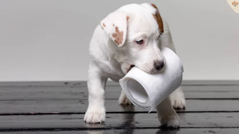 jack-russel-welpe-wc-papier-rolle