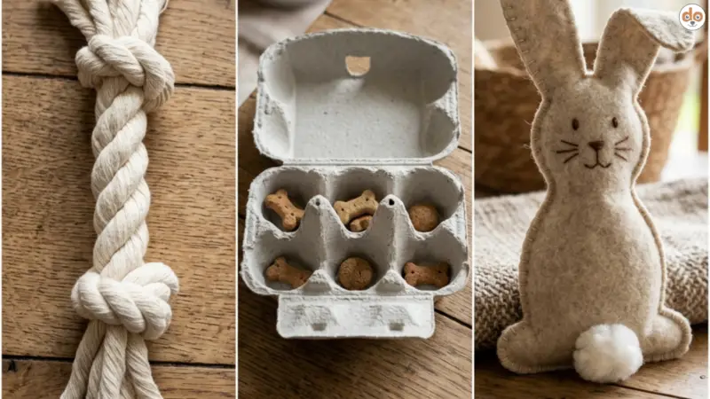 Osterbasteln: Tolle DIY-Ideen für Hundespielzeug