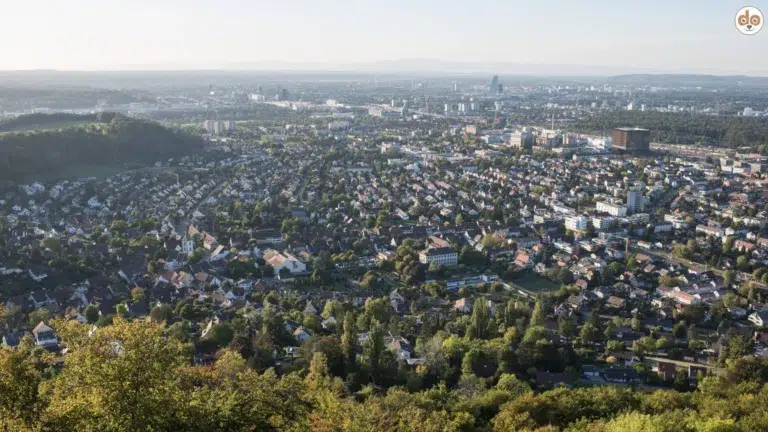 Basel-Stadt Bergaufnahme
