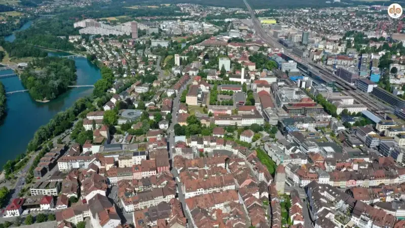Luftaufnahme Aarau