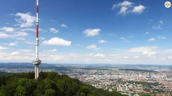 Uetliberg mit Blick auf Zürich