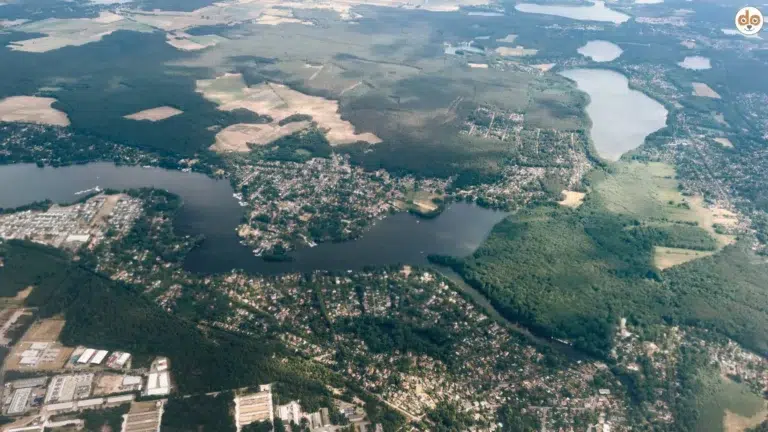 Luftaufnahme Wusterhausen in Brandenburg