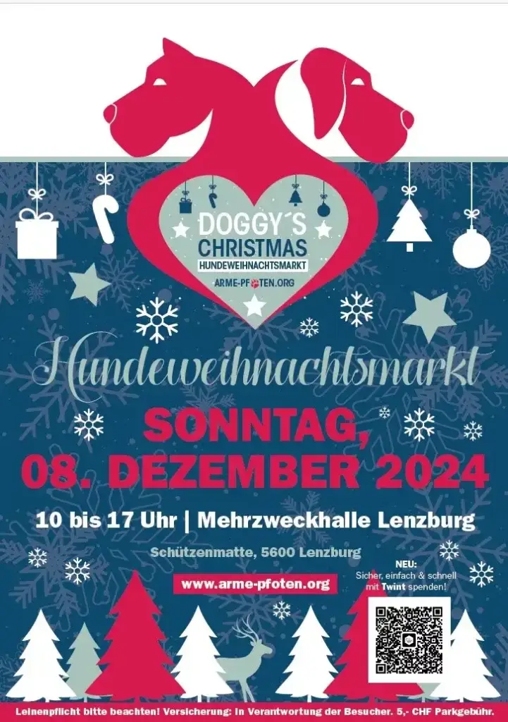 Weihnachtliche Wunderland für Hunde: Doggy’s Christmas Hundeweihnachtsmarkt 2024