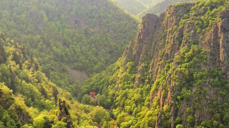 Bodetal: wildromantische Schlucht bei Thale