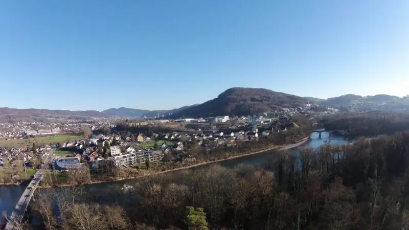 Wasserschloss der Schweiz: Brückenweg bei Brugg