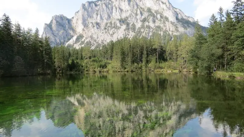 Grüner See Tragöß: kurze Runde am Karstsee
