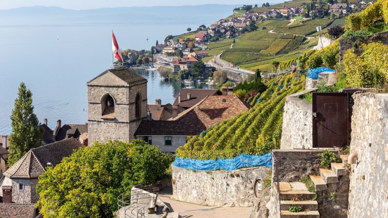 Lavaux: durch die Weinterrassen am Genfersee