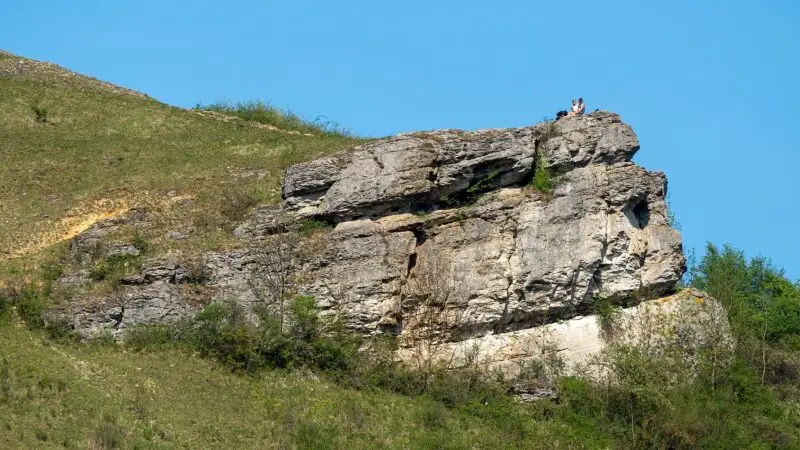 Walberla: der Hausberg der Franken mit Hund