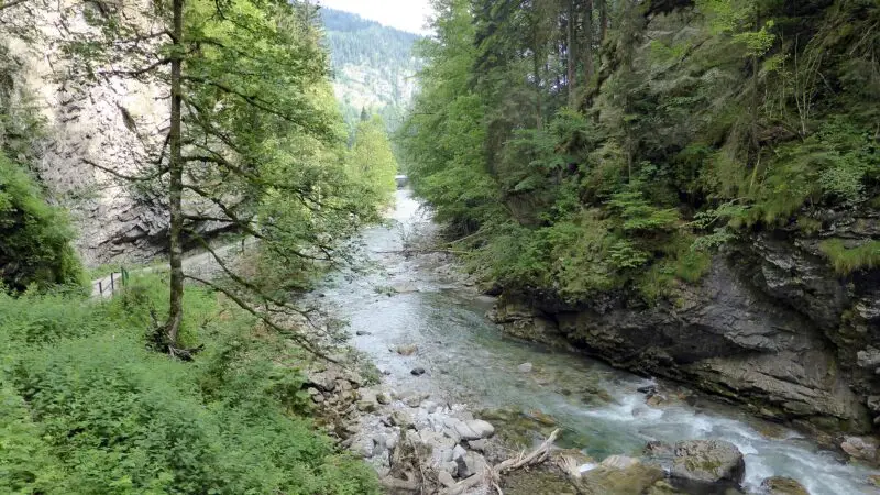 Breitachklamm bei Oberstdorf: tiefste Felsenschlucht Mitteleuropas - breitachklamm oberstdorf allgaeu
