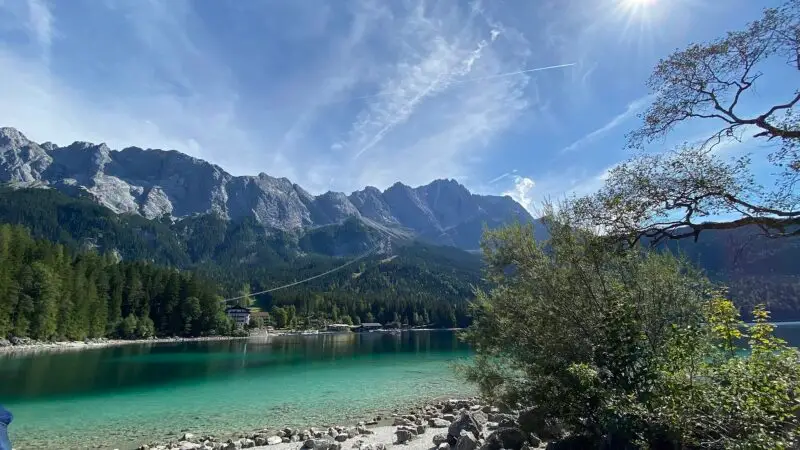 Eibsee: Rundweg am Fuß der Zugspitze - eibsee rundweg