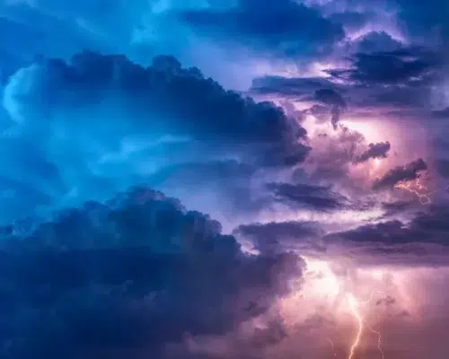 Gewitter in den Wolken