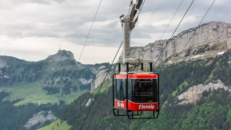Hoher Kasten mit Hund: Panoramarundweg über dem Alpstein - hoher kasten appenzell