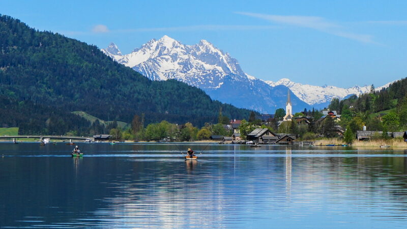 Weissensee Norduferweg in Kärnten