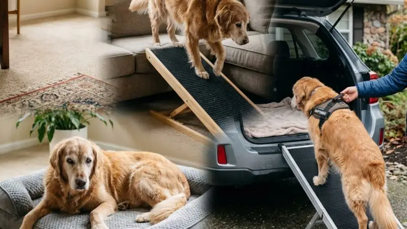 Mobilität beim Seniorenhund: Hilfen
