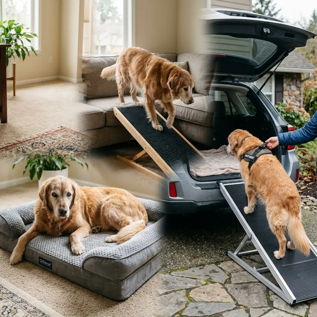 Mobilität beim Seniorenhund: Hilfen