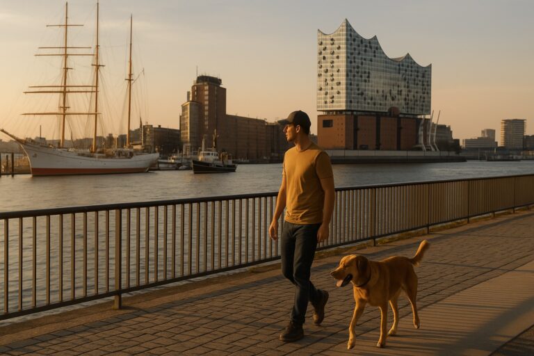 Hamburg mit Hund