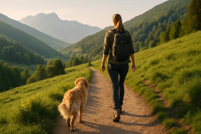 Themenbild Unterwegs mit Hund