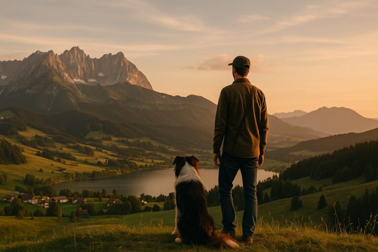 Österreich mit Hund