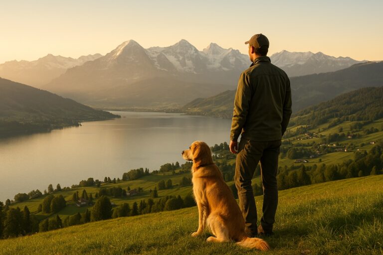 Die Schweiz mit Hund
