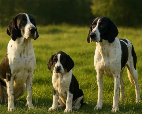 Hunderasse Grosser Anglo-Französischer Weiss-Schwarzer Laufhund