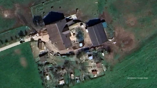 Screenshot Google Maps vom Hof in Ramiswil