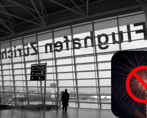 Flughafen Zürich Schweiz Schwarzweissfoto