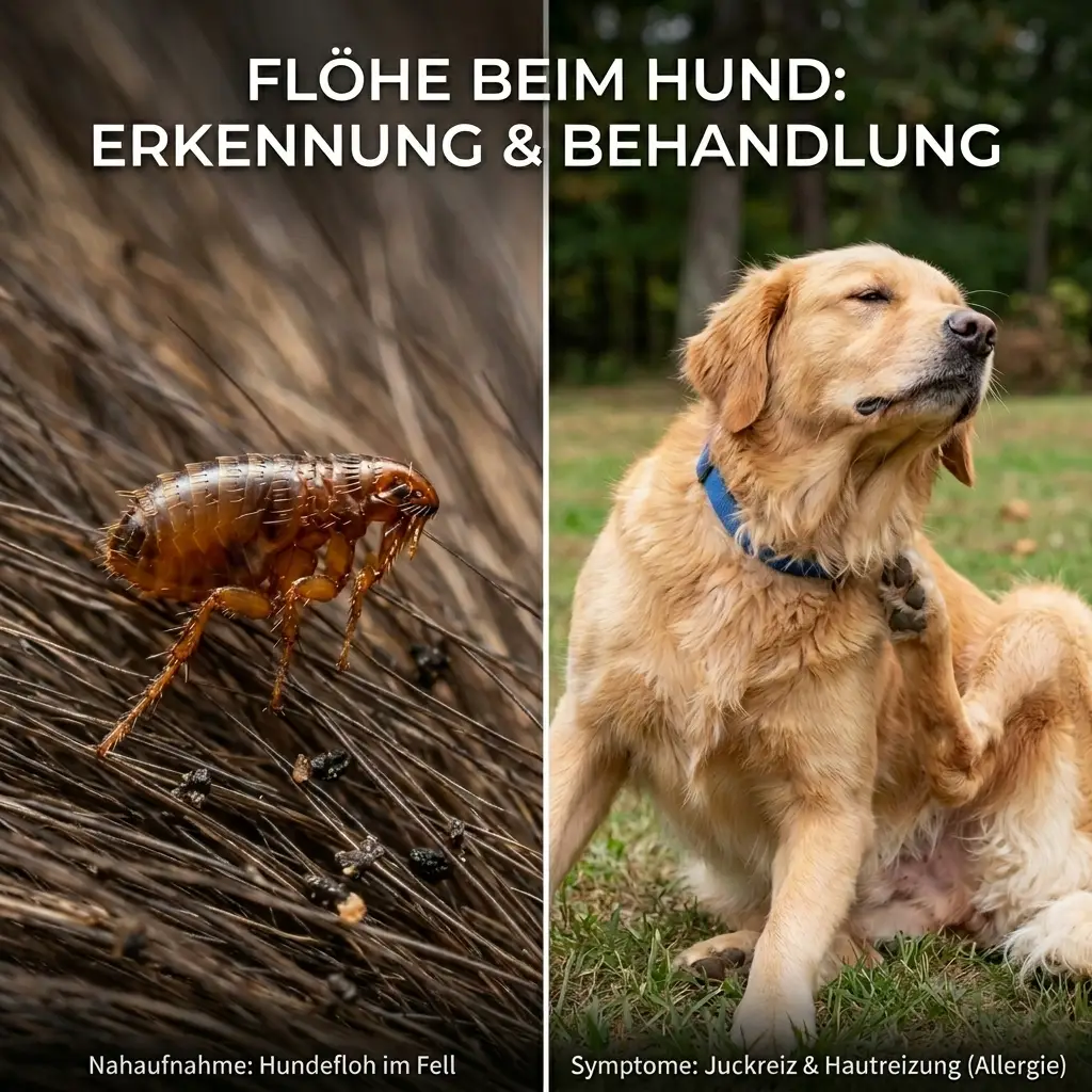 Flöhe beim Hund: Erkennung und Behandlung