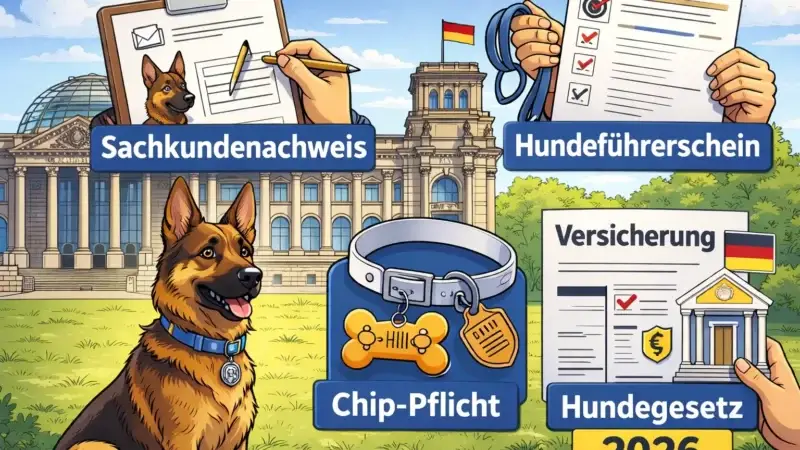 Hundegesetze Deutschland 2026 – neue Regeln für Hundehalter