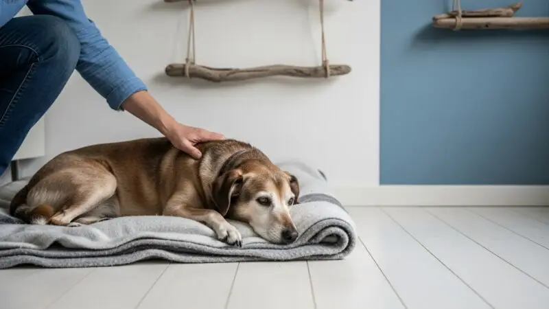 Schmerz-Erkennung beim Senior-Hund: Subtile Anzeichen