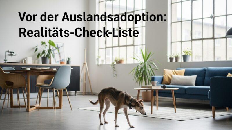 Vor der Auslandsadoption: Realitäts-Check-Liste