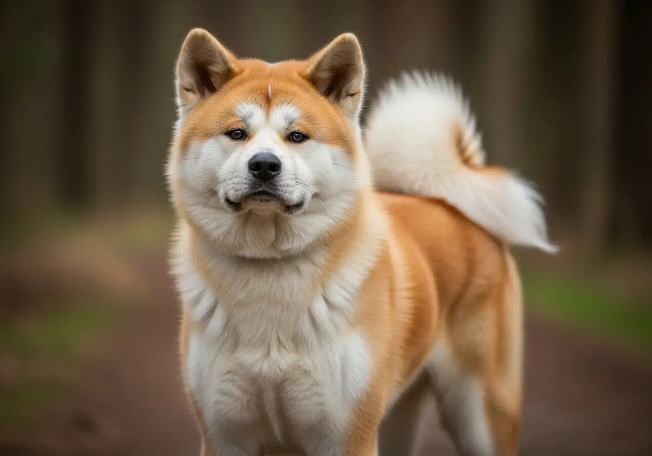 Foto eines Akita – KI-generiert (Imagen 4) für rundum.dog
