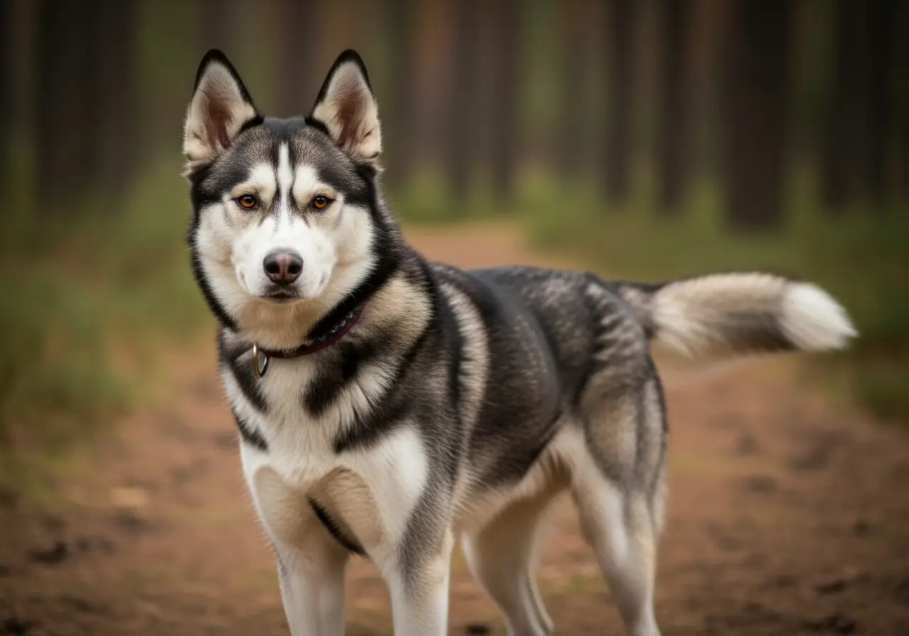 Foto eines Alaskan Husky – KI-generiert (Imagen 4) für rundum.dog