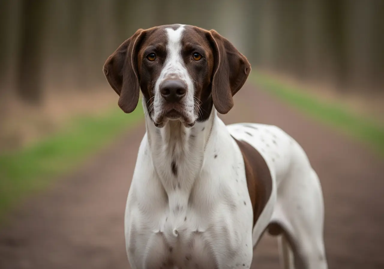 Foto eines Altdänischer Vorstehhund – KI-generiert (Imagen 4) für rundum.dog