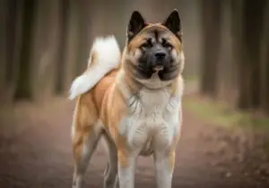 Foto eines Amerikanischer Akita – KI-generiert (Imagen 4) für rundum.dog