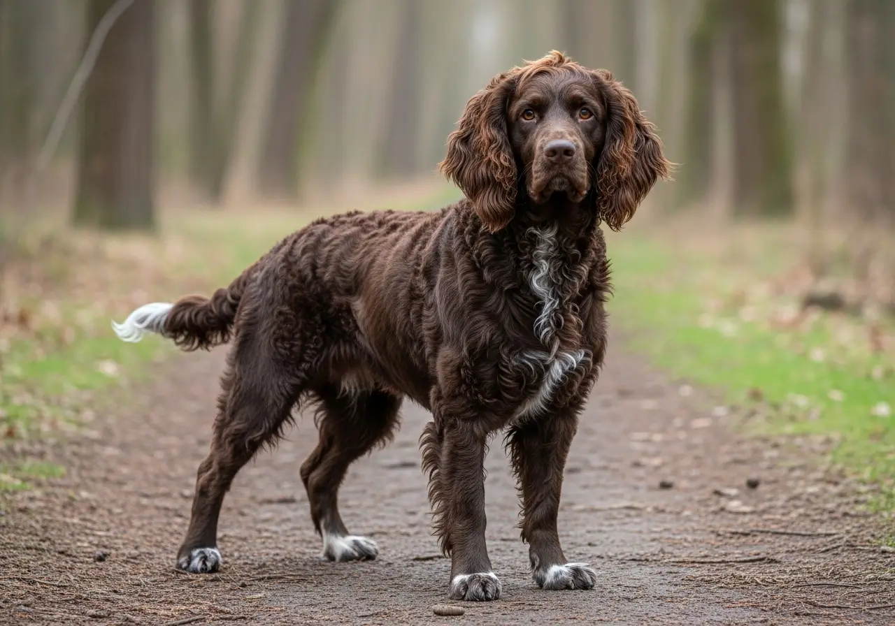 Foto eines Amerikanischer Wasserspaniel – KI-generiert (Imagen 4) für rundum.dog