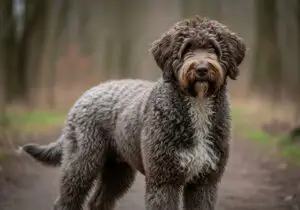 Foto eines Barbet – KI-generiert (Imagen 4) für rundum.dog