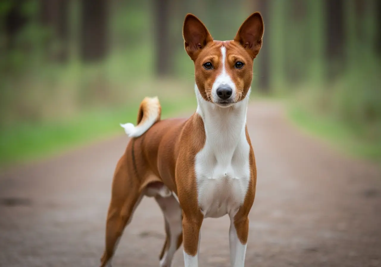 Foto eines Basenji – KI-generiert (Imagen 4) für rundum.dog