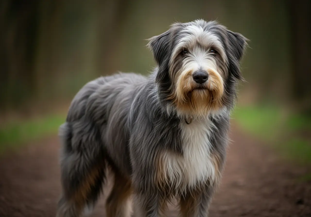 Foto eines Bearded Collie – KI-generiert (Imagen 4) für rundum.dog