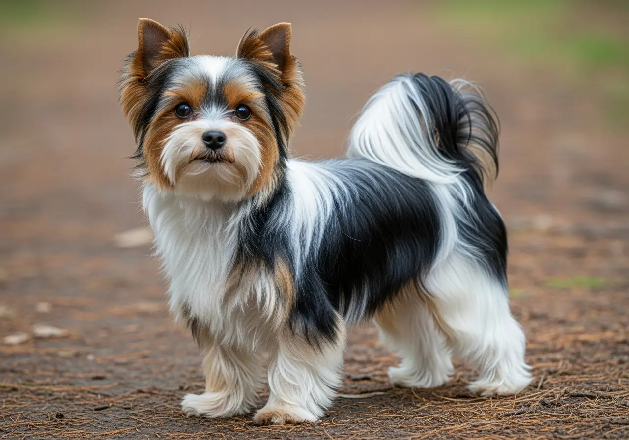 Foto eines Biewer Terrier – KI-generiert (Imagen 4) für rundum.dog