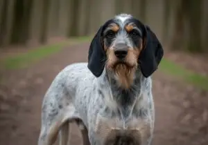 Foto eines Blauer Griffon der Gascogne (Griffon Bleu) – KI-generiert (Imagen 4) für rundum.dog