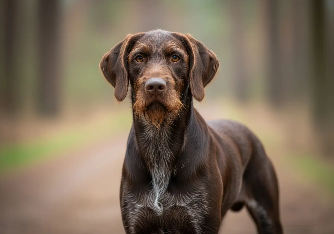 Foto eines Böhmisch Rauhbart (Cesky Fousek) – KI-generiert (Imagen 4) für rundum.dog