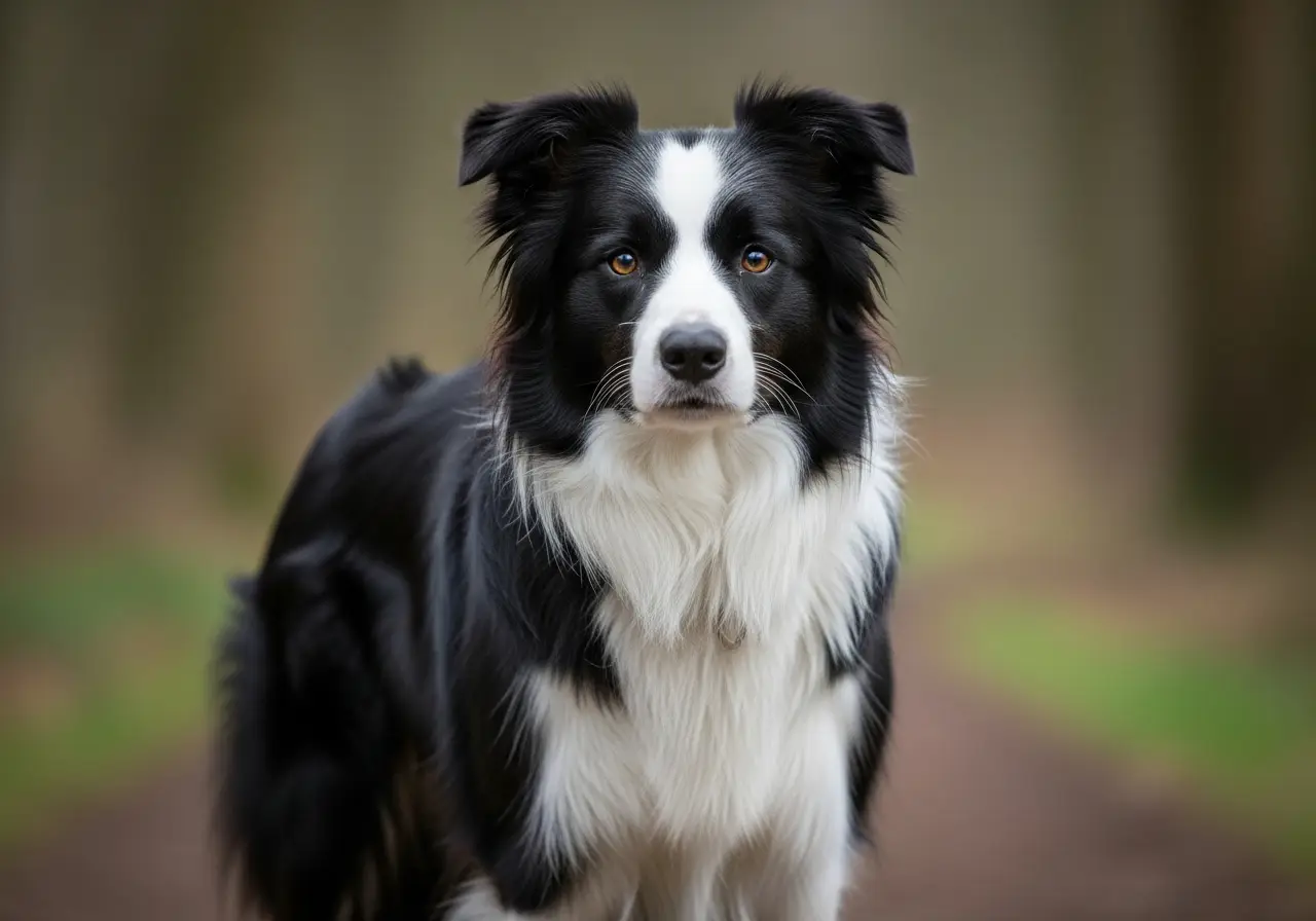 Foto eines Border Collie – KI-generiert (Imagen 4) für rundum.dog