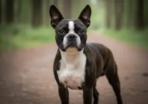 Foto eines Boston Terrier – KI-generiert (Imagen 4) für rundum.dog