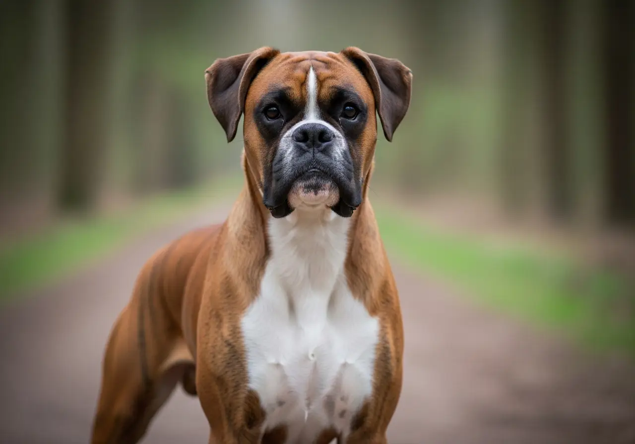 Foto eines Boxer – KI-generiert (Imagen 4) für rundum.dog